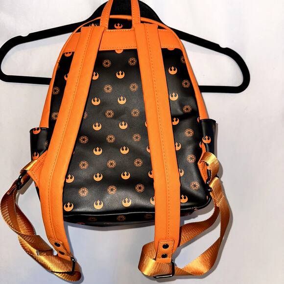 Loungefly Star Wars Darth Vader Glow-in-the-Dark Jack-o-Lantern Mini Backpack - Picture 6 of 12